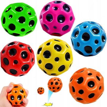 6x lopta galaksije meteor skačuća svemirska loptica galaxy ball karton