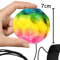 Lopta galaktička na gumi galaxy ball meteor svemirska loptica za vježbanje