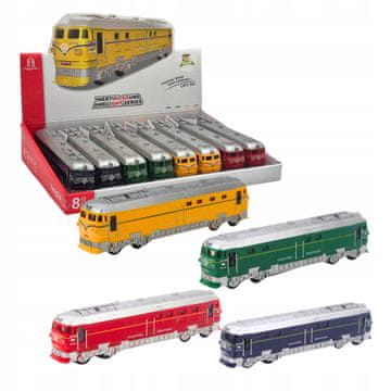 Set od 4 komada klasična lokomotiva sa zvukovima i svjetlima, model 23 cm