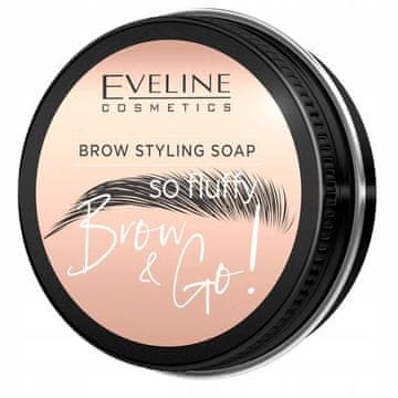 Eveline Cosmetics Eveline Brow & Go! So Fluffy sapun za stiliziranje obrva 25 g bezbojan