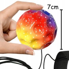 Lopta galaxy na gumi galaxy ball meteor kozmička loptica za vježbanje