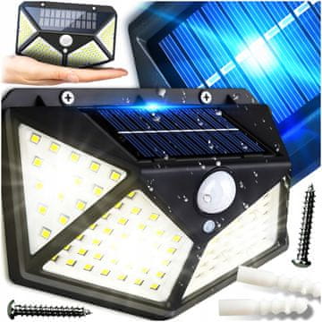 Solarna vrtna ulična LED lampa sa senzorom pokreta i sumraka, vanjska