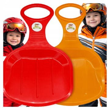 Dvije komada klizač jabuka set sanjki XL 51 cm, čvrste i profilirane
