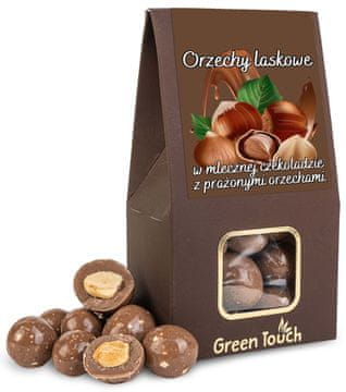 Lješnjaci u mliječnoj čokoladi s prženim lješnjacima 100 g premium