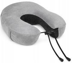 Jastuk za putovanja za vrat 3D memory foam, set 4u1 za avion i auto