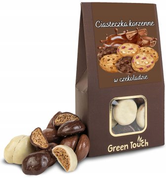 Ciasteczka korzenne u čokoladi 100 g kolačići u čokoladi u kutiji