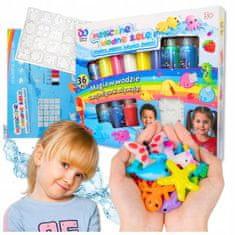 Želena plastična masa 13 boja, set za izradu 3D figurica DIY 36el