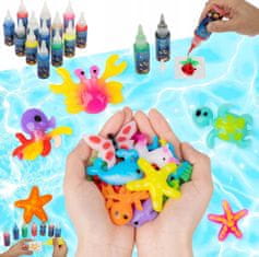 Želena plastična masa 13 boja, set za izradu 3D figurica DIY 36el