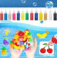 Želena plastična masa 13 boja, set za izradu 3D figurica DIY 36el
