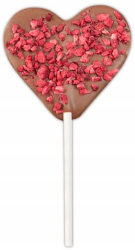 Čokoladni lizalica u obliku srca poklon za valentinovo dan žena