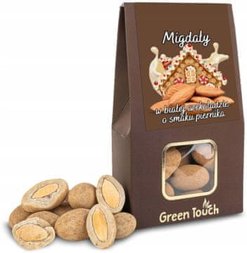 Badem u bijeloj čokoladi s okusom medenjaka 100 g medenjak