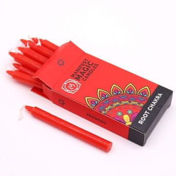 AWGifts AWMMC-01 komplet od 12 čarobnih svijeća čakrenih baza