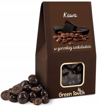 Kava u zrnu u gorkoj čokoladi 100g