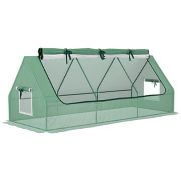 Homestar Staklenik Mini staklenik 240x90x90 cm Zeleni