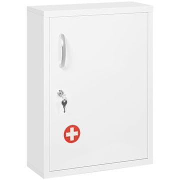 Homestar Zidni ormarić za lijekove 40x15x53,5 cm bijeli