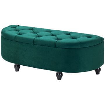 Homestar Klupa s prostorom za pohranu 120x46x42 cm Zelena