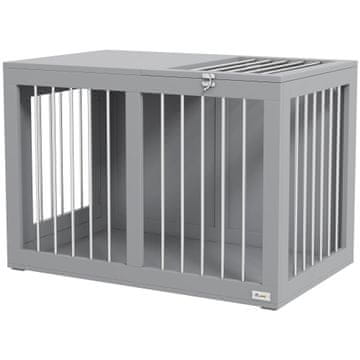 Homestar Kavez za psa 80x50x56,5 cm sivi