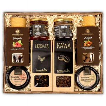 Košarica za poklone set kava med svijeća
