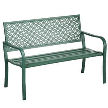 Homestar Vrtna klupa 127x63x83 cm Zelena
