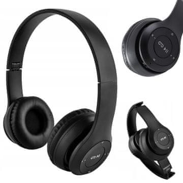 Slušalice Bluetooth P47 crne (100) GAB_A