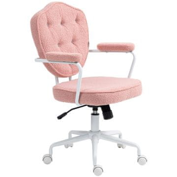 Homestar Uredska stolica 63x61,5x93-101 cm Roza