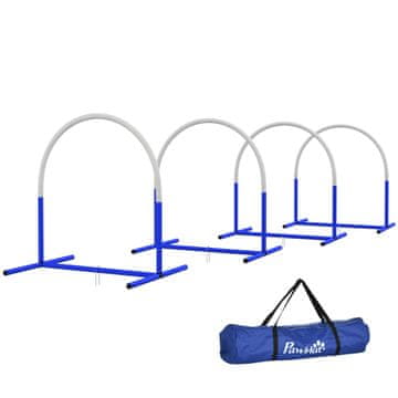 Homestar Set za pseću agilnost 4 obruča 88x64x95 cm bijela