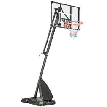 Homestar Stalak za košarkaški obruč podesive visine 293-350 cm crni