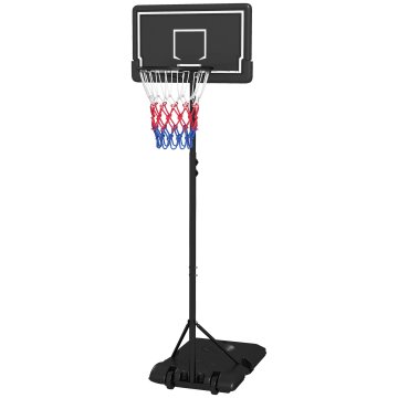 Homestar Stalak za košarkaški obruč podesive visine 220-250 cm crni