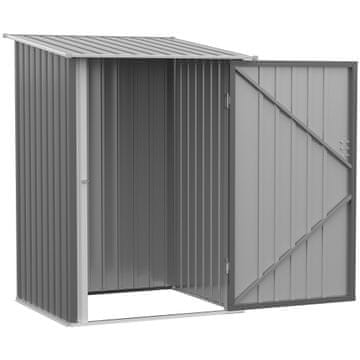 Homestar Vrtni skladišni prostor 100x103x160 cm Sivi