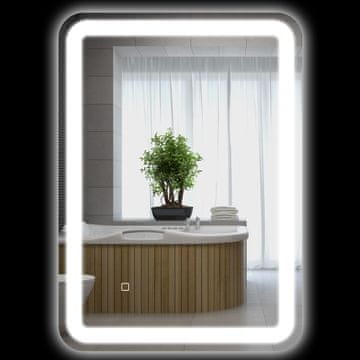 Homestar Kupaonsko ogledalo LED 50x70 cm srebrno