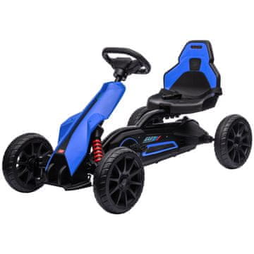 Homestar Pedal Go Kart podesivo sjedalo 100x58x58,5 cm plava