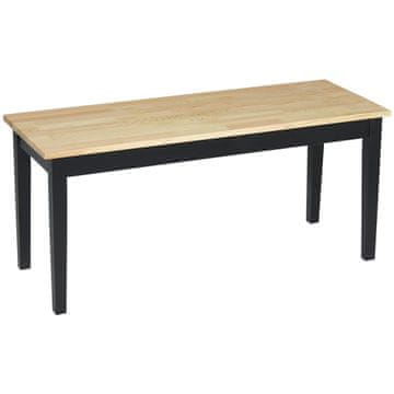 Homestar Klupa za dvoje 102x36x45 cm prirodna boja