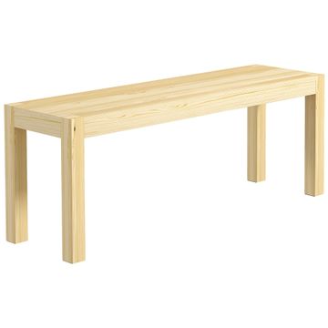 Homestar Klupa za dvoje 120x33x45 cm prirodna boja