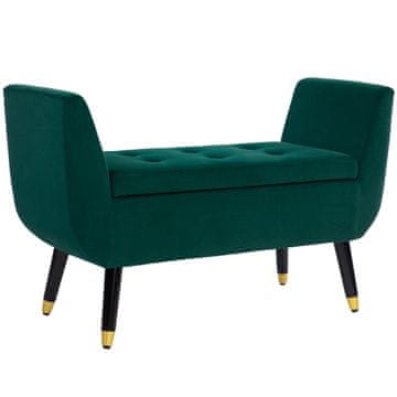 Homestar Klupa s prostorom za pohranu 107x42x65 cm Zelena
