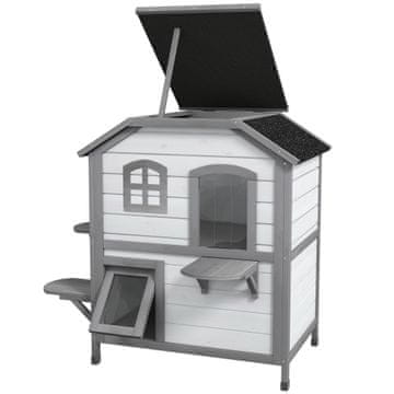 Homestar Kućica za mačke 78x55.5x91 cm Bijela