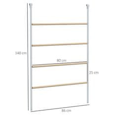 Homestar Stalak za piliće, ljestve 140x86x2,5 cm, prirodna boja