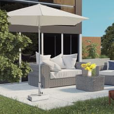 Homestar Baza za suncobran 45x22,5x40 cm Sivi Granit