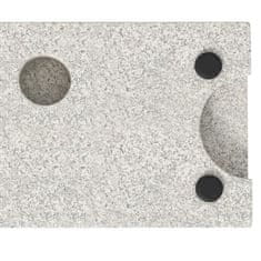 Homestar Baza za suncobran 45x22,5x40 cm Sivi Granit