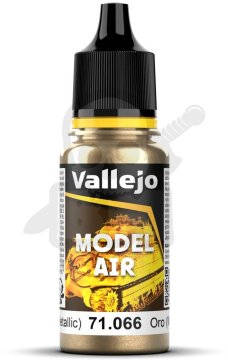 Vallejo VALL-71066 Model Air 17ml zlatna