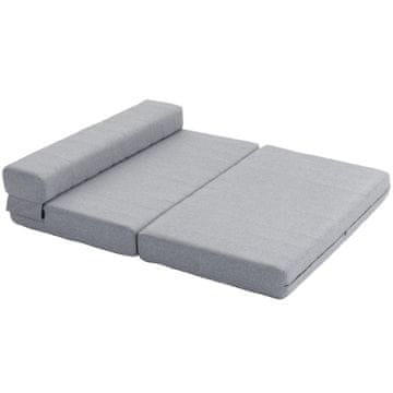 Homestar Podna sofa na razvlačenje 138x80x50 cm Siva
