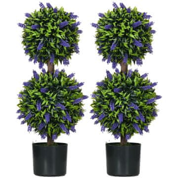 Homestar Set umjetnih biljaka lavanda 15x70 cm zelena