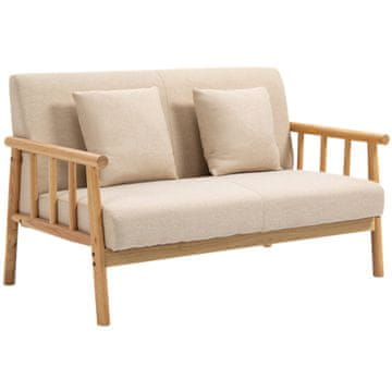 Homestar Dvosjed sofa 123x69x74 cm bež