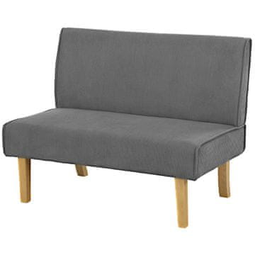 Homestar dvosjedna sofa 110x62x85 cm siva