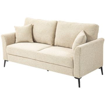 Homestar dvosjed 179x80x89 cm bež, Imitacija lana (100% poliester) eukaliptusova pjena metal