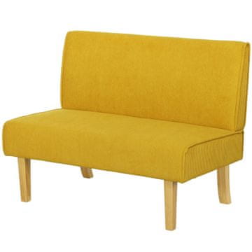 Homestar Dvosedna sofa 110x62x85 cm Žuta