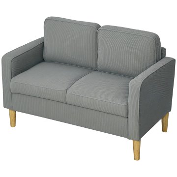 Homestar Dvosjed sofa 117x63x79 cm svijetlosiva