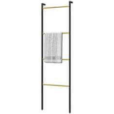 Homestar Stalak za ručnike 49x167,5 cm Crni