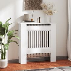 Homestar Poklopac za radijator 78x19x81 cm Bijeli