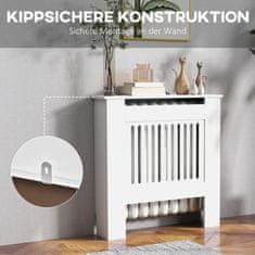Homestar Poklopac za radijator 78x19x81 cm Bijeli