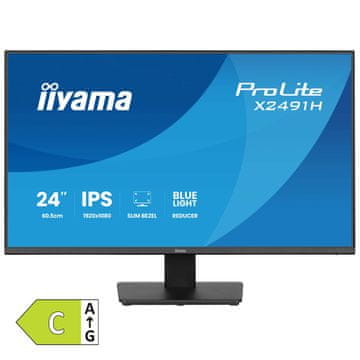 iiyama ProLite X2491H-B1 60,5cm (23,8") FHD IPS 120Hz HDMI/DP monitor